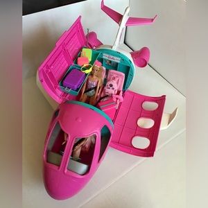 Barbie State Airplane with Barbie dolls and accessories